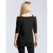 Temps Danse Genova loose Fit T-shirt zwart achter