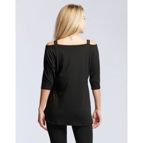 Temps Danse Genova loose Fit T-shirt zwart achter