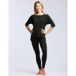 Temps Danse Genova loose Fit T-shirt zwart sta