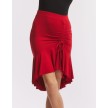 Temps Danse Alana Latin Ballroom Rok rood stretch 