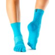 ToeSox Mediumweight Sport Sock Crew blauw voorkant