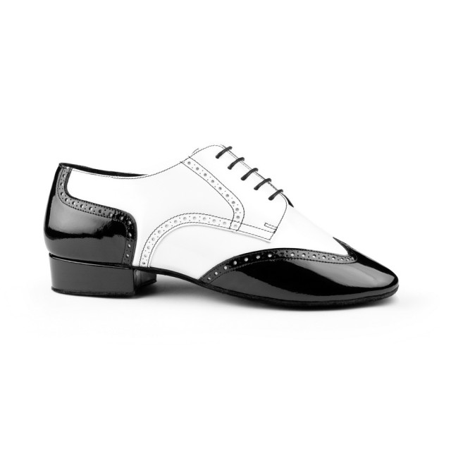 Portdance PD042 Tango Heren Dansschoenen Zwart-wit