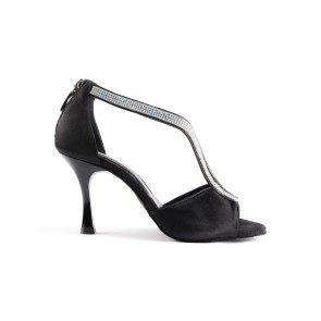 Portdance PD806 Pro Premium Latin Dansschoenen Dames Zwart