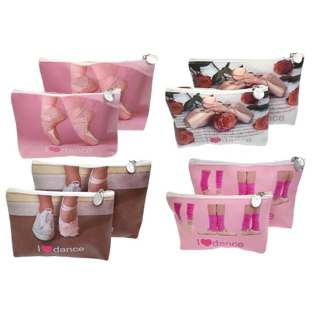 Alista Dubbele Envelop-Tasjes I Love Dance met print van Dansafbeeldingen 