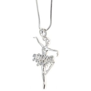 Alista Dancer Basics  Alista Ballet Ketting van Ballerina Hanger met Strass B32068