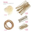 Techndance TH-155 haar kit blond 