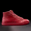 Fuego Hoge Rode danssneakers zijkant