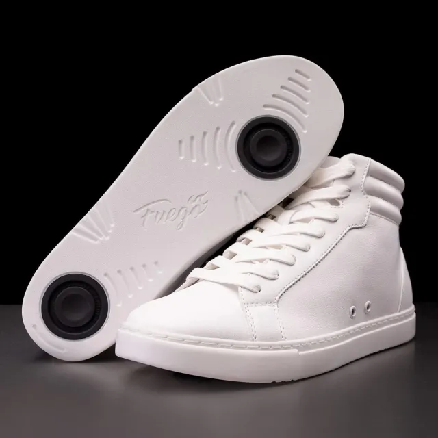 Fuego hoge witte danssneakers unisex