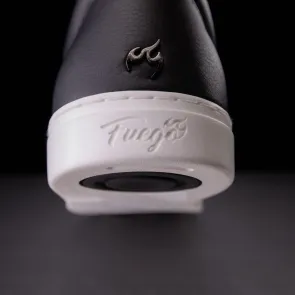 Fuego lage zwarte danssneakers logo