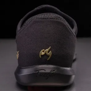 Fuego volledig zwarte splitzool logo hak