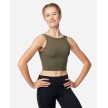Lulli Dames High Neck Crop Top Mary