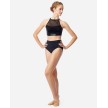 Lulli Dames High Neck Crop Top Ada
