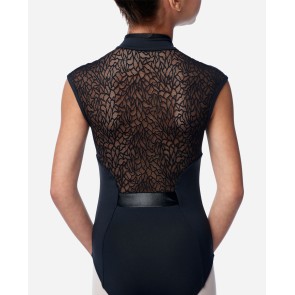Lulli Meisjes Zip Front High Neck Dance Leotard Ariella rug