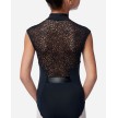 Lulli Dames Zip Front High Neck Dance Leotard Ariella rug