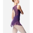 Lulli Meisjes Skirted Tank Leotard Kylie LUF683 ZIJKANT
