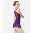 Lulli Meisjes Skirted Tank Leotard Kylie LUF683 PAARS