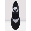 Bloch Heren Perfectus Canvas Balletschoenen S0233M zwart boven