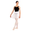 Rumpf Chiffon Skirt with elastic Waistband R3051 wit voor