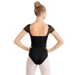 capezio SE1039W balletpakje vierkante rug kort kapmouwtje