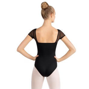 capezio SE1039W balletpakje vierkante rug kort kapmouwtje