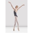 Bloch Dames Balletpak Paradise met spaghettibandjes L2750 grijs met een half open rug