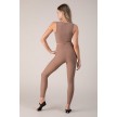 Bloch ZCO1800 dames scoop tank beige achterkant