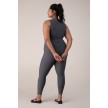Bloch ZCO1900 dames scoop tank grijs ribstof