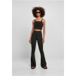 Urban Classics Ladies Recycled High Waist Flared Leggings model
