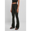 Urban Classics Ladies Recycled High Waist Flared Leggings side left