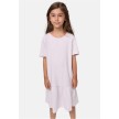 Urban Classics Girls Valance Tee Dress softlilac voorkant