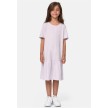 Urban Classics Girls Valance Tee Dress softlilac 