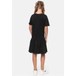 Urban Classics Girls Valance Tee Dress zwart achter