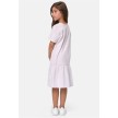 Urban Classics Girls Valance Tee Dress softlilac achterkant