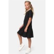 Urban Classics Girls Valance Tee Dress zwart links