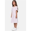 Urban Classics Girls Valance Tee Dress softlilac linkerkant