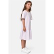 Urban Classics Girls Valance Tee Dress softlilac rechtekant