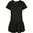 Urban Classics Girls Valance Tee Dress zwart voor