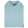 Urban Classics Oversized Terry Hoody oceanblue voor kraag