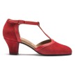Rumpf Dames Rode Swing Schoenen 9236 zijkant