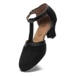 Rumpf Dames Zwarte Swing Schoenen 9236 suede upper