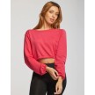Temps Danse Cary dames Cropped Hoodie framboise