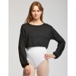 Temps Danse Cary dames Cropped Hoodie zwart