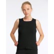 Temps Danse Ribbed Dans Tank Top Riviera zwart