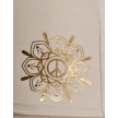 Temps Danse Sport Tank Top met Ondersteuning Anissa Peace beige logo