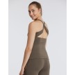 Temps Danse Sport Tank Top met Ondersteuning Anissa Peace bruin rug