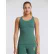 Temps Danse Sport Tank Top met Ondersteuning Anissa Peace zeeblauw voorkant