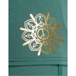 Temps Danse Sport Tank Top met Ondersteuning Anissa Peace zeeblauw logo