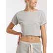 Temps Danse Boatneck Crop Sweatshirt Camila