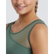 Temps Danse Sport Tank Top met Ondersteuning Danae zeeblauw detail