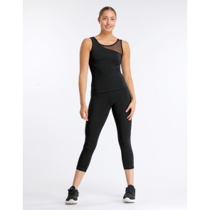 Temps Danse Sport Tank Top met Ondersteuning Danae zwart yoga top